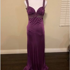 Purple pageant dress